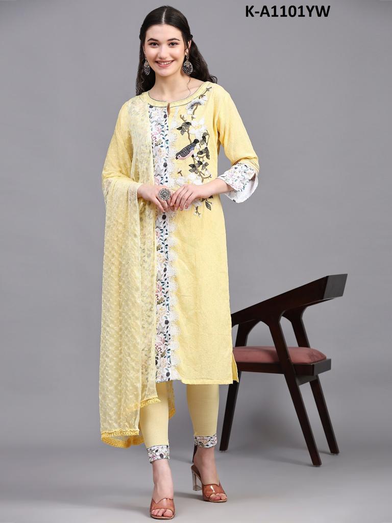 Buy Elegant Floral Cotton Suit for Women