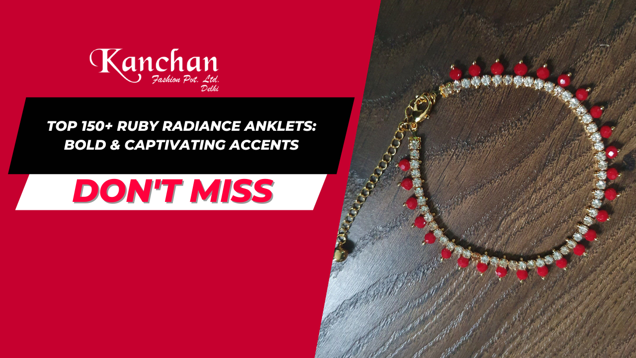 Top 150+ Ruby Radiance Anklets: Bold & Captivating Accents