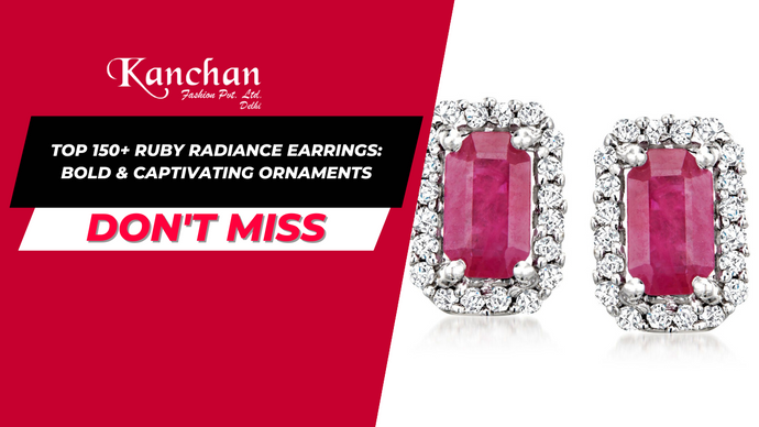 Top 150+ Ruby Radiance Earrings: Bold & Captivating Ornaments