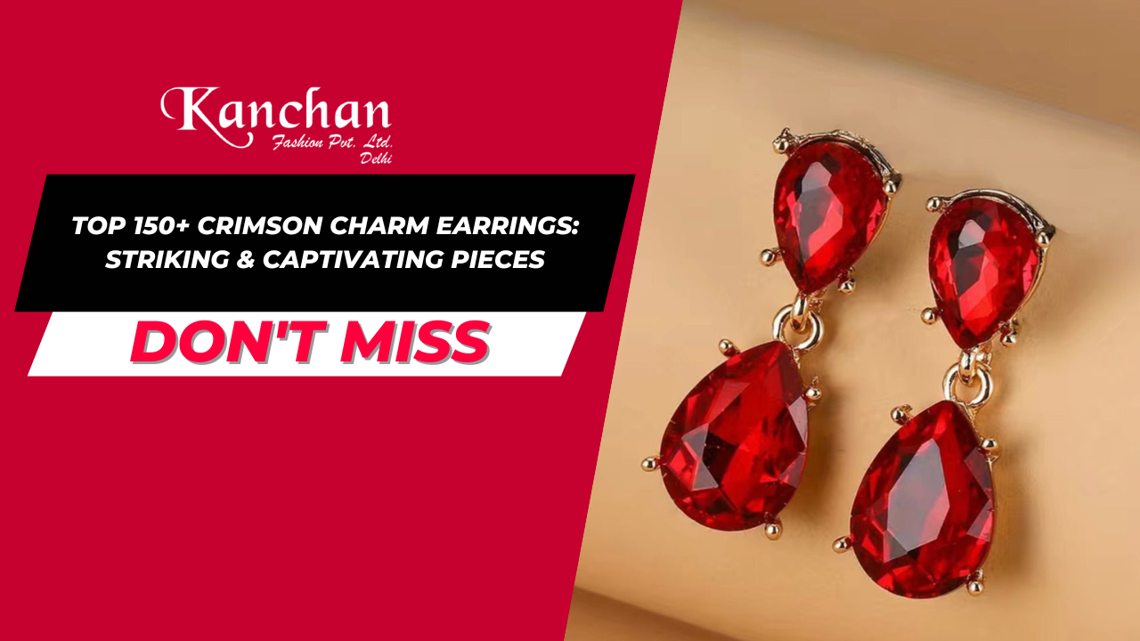 Top 150+ Crimson Charm Earrings: Striking & Captivating Pieces