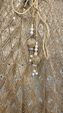 Load image into Gallery viewer, Golden Silk Lehenga with Sequins, Zari, Mirror and Beads Work
