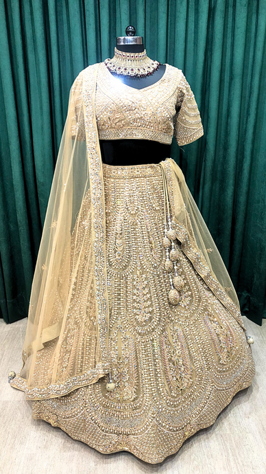 Imported Fancy Hand Embroidered Designer Net Fabric…!! All over Sequence ,  Cut Dana + Peral work… // 10 Beautiful Shades…!! ( wid